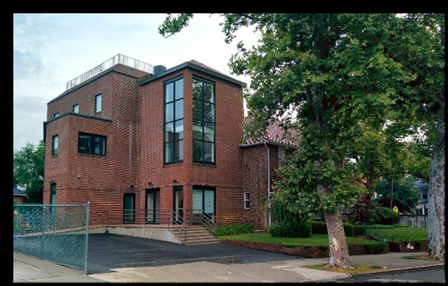 The CBM meeting hall, a red-brick building at 146-29 Laburnum Ave, Flushing